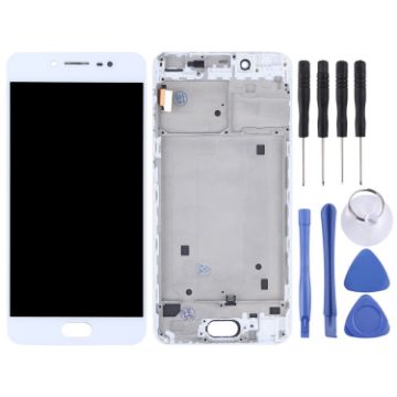 Vivo X7 TFT LCD Screen Digitizer Assembly with Frame - White - 1