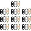 Huawei P20 Lite Back Camera Bezel Lens Cover Adhesive 10pcs Black - 1