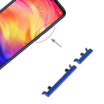 Xiaomi Redmi Note 7/7 Pro Power & Volume Buttons (Blue) Replacement - 1