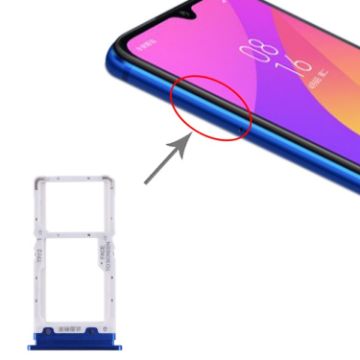 Xiaomi Mi CC9 Blue SIM & Micro SD Card Tray Replacement - 1