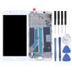OPPO R9 White LCD Screen + Touch Panel with Frame (TFT) Replacement - 1