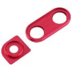 Huawei Nova 4 Camera Lens Cover Red - 10pcs Pack - 3