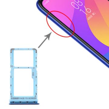 Xiaomi Mi CC9e/Mi A3 Blue SIM & Micro SD Card Tray Replacement - 1