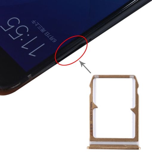 Xiaomi Mi 6 Gold SIM Card Tray Replacement - Dual Pack - 1
