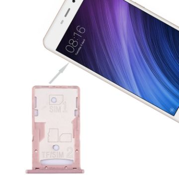 Xiaomi Redmi 4A SIM & SIM/TF Card Tray Rose Gold Replacement - 1