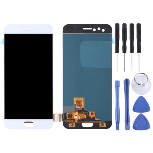 OPPO R11 Original White LCD Screen & Digitizer Full Assembly - 1