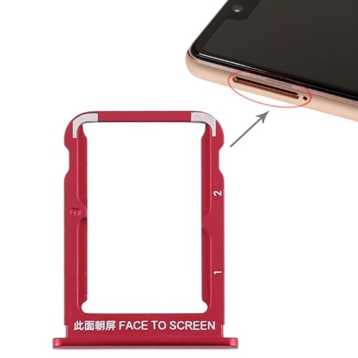 Xiaomi Mi 8 SE SIM Card Tray - Red Replacement Part - 1