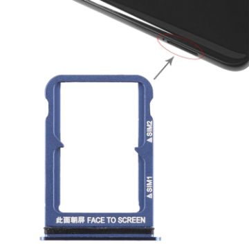 Xiaomi Mi 8 Blue Dual SIM Card Tray Replacement - 1