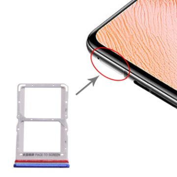 Xiaomi Redmi K30 5G Blue SIM Card Tray Replacement (2-Pack) - 1