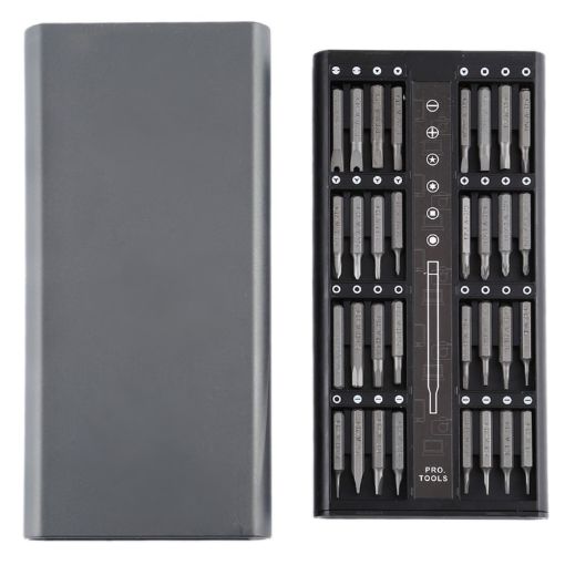 Cell Phone/Electronic Repair Tool Kit - Screwdriver Set (Black) - 1