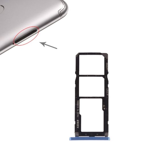 Xiaomi Redmi S2 Blue SIM Card Tray + Micro SD Card - 1