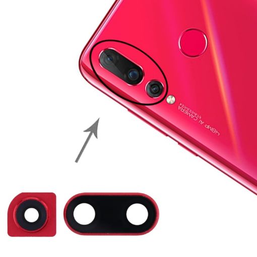 Huawei Nova 4 Red Camera Lens Cover - Protective Accessory - 1