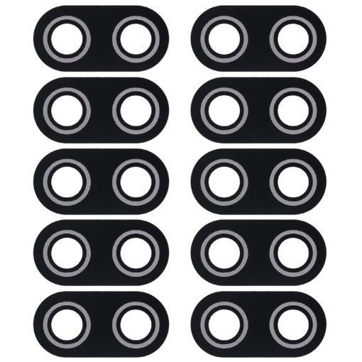 Asus ZenFone Max Plus M1 X018DC Camera Lens Cover 10 PCS Black 5.7" - 1