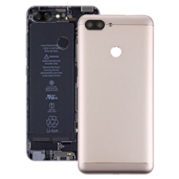 Asus Zenfone Max Plus (M1) Gold Back Cover with Camera Lens & Side Keys - 1