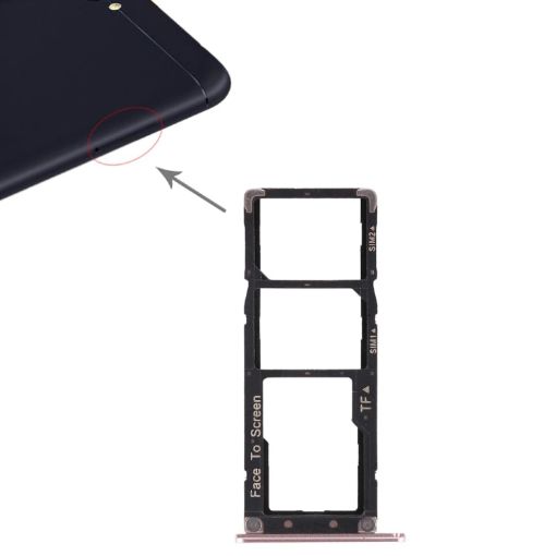 Asus Zenfone 4 Max ZC554KL Rose Gold SIM & Micro SD Card Tray Set - 1