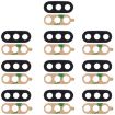 Xiaomi Mi 6X/A2 Back Camera Lens & Adhesive 10 PCS (Black) - 1