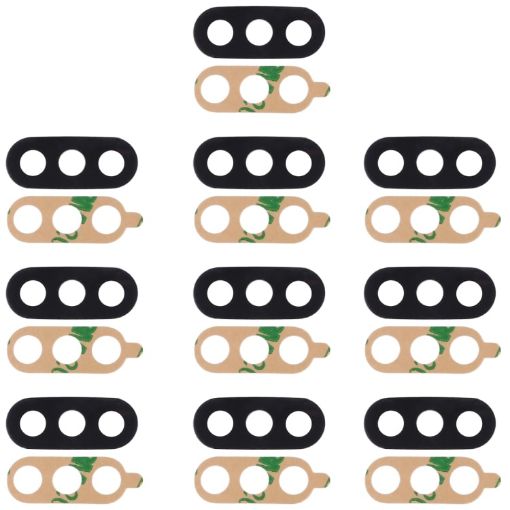 Xiaomi Mi 6X/A2 Back Camera Lens & Adhesive 10 PCS (Black) - 1