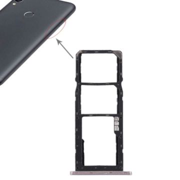 Asus Zenfone Max Pro (M1) SIM & Micro SD Card Tray Set - Silver - 1