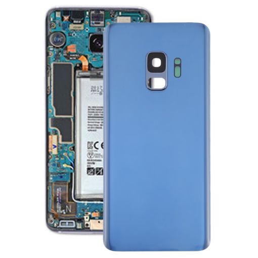 Galaxy S9 Battery Back Cover with Camera Lens - Blue Replacement - 1