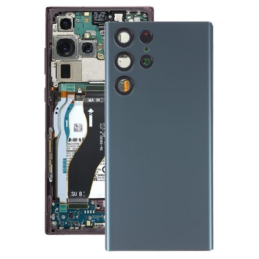 Samsung Galaxy S22 Ultra 5G SM-S908B Green Battery & Camera Lens Cover - 1