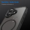 iPhone 17 Fan Dun Series Black TPU Hybrid PC Frosted Magsafe Case - 7