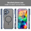 iPhone 17 Fan Dun Series Blue TPU Hybrid PC Frosted Magsafe Case - 2