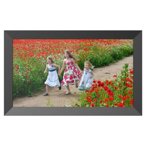 15.6" LED HD Screen Stripe WIFI Cloud Photo Album, 1GB+32GB, EU Plug - 1