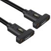USB4 Type-C Female to Female Panel Extension Cable, 1.8m Length - 1