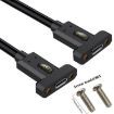 USB4 Type-C Female to Female Panel Extension Cable, 1.8m Length - 3