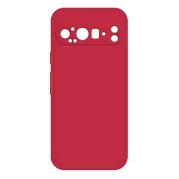 Google Pixel 9 Pro Red Imitation Liquid Silicone Phone Case - 1