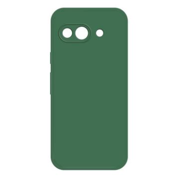 Google Pixel 9a Dark Green Liquid Silicone Phone Case - 1