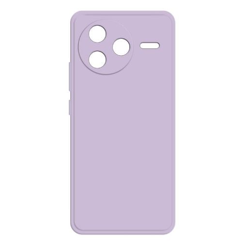 Redmi K80 Imitation Liquid Silicone Phone Case - Purple - 1