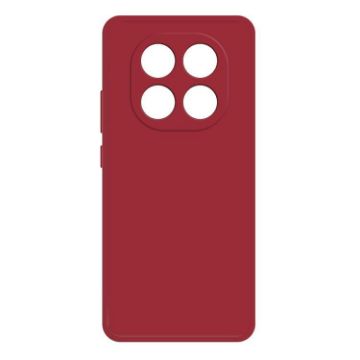 Redmi Note 14 Pro+ 5G Dark Red Liquid Silicone Phone Case - 1