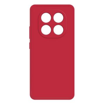 Red Silicone Phone Case for Redmi Note 14 Pro+ 5G - Liquid Imitation - 1