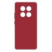 Redmi Note 14 Pro 5G Dark Red Liquid Silicone Phone Case - 1