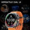 X7 1.51" IPS Screen Bluetooth Smart Watch with Health Monitoring Silver - 8