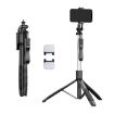 Lenovo Thinkplus H18B Bluetooth Selfie Stick, Dual Fill Light, 1.8m, Black - 1