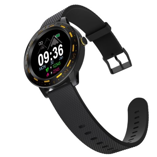 S18 Smart Watch 1.3" TFT Screen, IP67 Waterproof, Sleep/Heart Rate/BP Monitor - 1