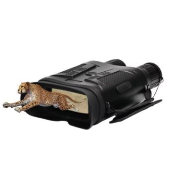 NVG800LS 3" LCD Screen Binocular Digital Night Vision Device - Black - 1