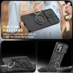 OPPO Reno13 F 5G Phone Case - Sliding Camshield Ring Holder, Black - 8