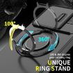 OPPO A3x Global Camshield Ring Holder Phone Case - Black - 3