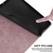 iPad Pro 13 2024 Pink Rhombus Embossed Leather Tablet Case - 5