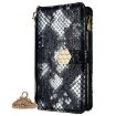 Redmi A5 4G Snake Texture Leather Phone Case Black Crossbody Handle - 2