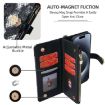Redmi A5 4G Snake Texture Leather Phone Case Black Crossbody Handle - 3