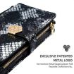 Redmi A5 4G Snake Texture Leather Phone Case Black Crossbody Handle - 4