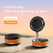 K10B Black Car Phone Holder - Rotatable, Magnetic, Foldable Vacuum Mount - 6