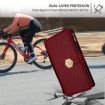 OPPO Find X8 Ultra 5G Red Leather Crossbody Handle Phone Case - 6