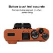FUJIFILM X100VI Brown Litchi Texture Silicone Protective Case - 5