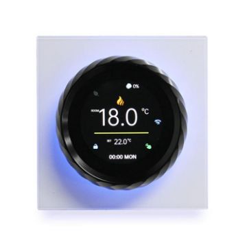 WiFi Smart Thermostat BHT-2007-P16-GALW, 1.6" TFT Screen, White/Black - 1