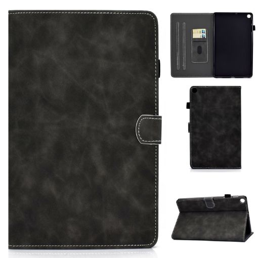 Samsung Galaxy Tab A7 10.4 2020 Leather Case with Holder & Card Slots - 1